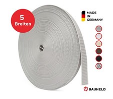 BAUHELD® 6m 50m Rolladengurt 23mm 14mm Rolladen Gurtwickler Gurt Grau Weiß Beige