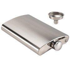 Whiskey Flasche 10 Unzen Flachmann Alkohol-Spiritus mit Edelstahl-Schraubve5309