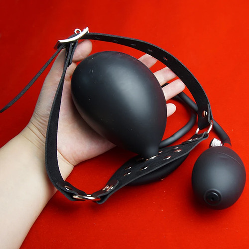 Aufblasbarer open mouth gag - open,