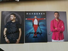 MENDERES - DSDS - LEGENDE - 3 ORIG. AUTOGRAMMKARTEN - SIGNED!