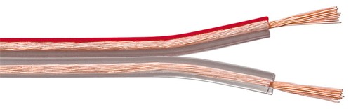 Lautsprecherkabel transparent