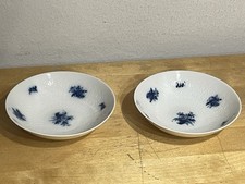 ROSENTHAL zwei Dessertschalen Romanze blau -Vitrinenzustand