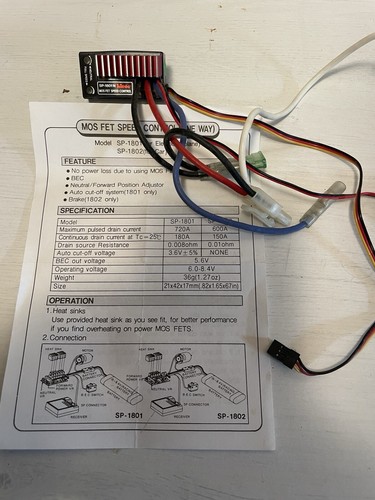 Hitec esc 1801n flugzeug - hitec,