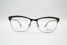 Savini 0117 Schwarz Gold Oval Brille Brillengestell eyeglasses Neu