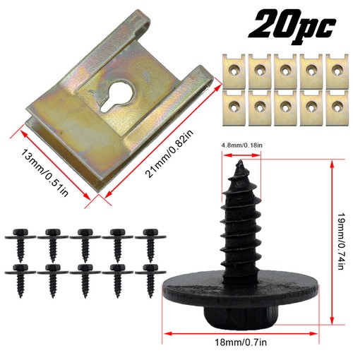 20x schraube karosserie - 20x,