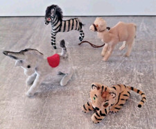Konvolut alte Tiere Miniaturen  Max Carl u.a. -  Kamel Tiger Esel Zebra ca. 7cm