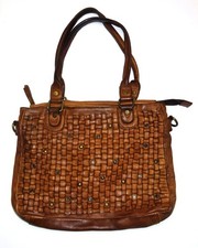 Harbour 2nd Handtasche braun Lederhandtasche Damen Leder Vintage