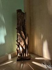 Treibholz Lampe 105cm natur