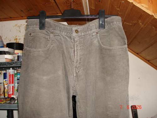 Herrenhose cord grau watson - herrenhose,