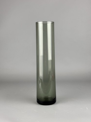 Vintage rauchglas vase - rauchglas,