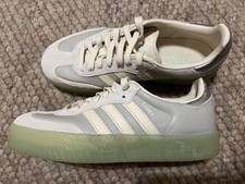 Adidas Samba Sneaker 39 1/3 grau/weiß Neu Turnschuhe