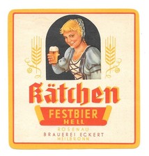 Bieretikett rosenau brauerei - bieretikett, rosenau-brauerei