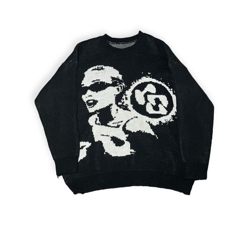 Y2k wool knit sweater - y2k,