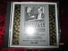 CD-Bronislaw Huberman-IN PERFORMANCE-Mozart / Tchaikovsky--Neuwertig !--