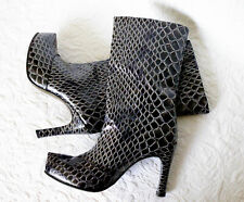 MUXART reizende Plateau-Stiefel 39 Lackleder WIE NEU!