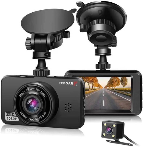 Feegar dashcam auto 1080p full - dashcam,