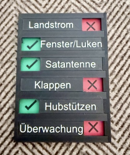 Checkliste für wohnmobil - für,
