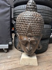 Große Buddha Kopf Tischlampe