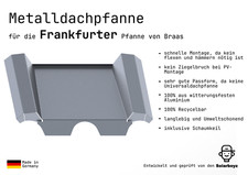 Metalldachpfanne Frankfurer