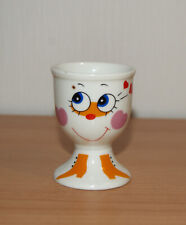  Eierbecher auf Fuß  lustiges Gesicht