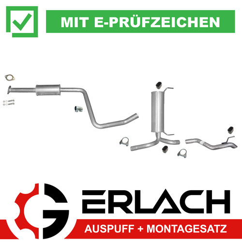 Auspuffanlage für opel zafira - für,