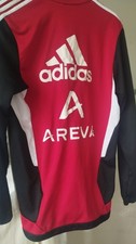 1. FC Nürnberg Trainings Langarm Shirt Gr. S Adidas Profi Teambereich Areva