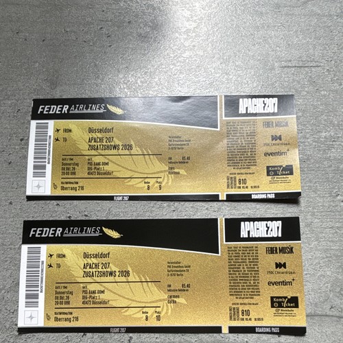 Apache 207 tickets - apache,