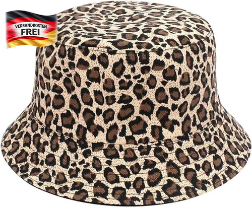 Leopardenmuster fischerhut - leopardenmuster,
