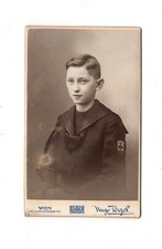 CDV Foto Niedlicher kleiner Junge / Karl Glaser - Wien 1916