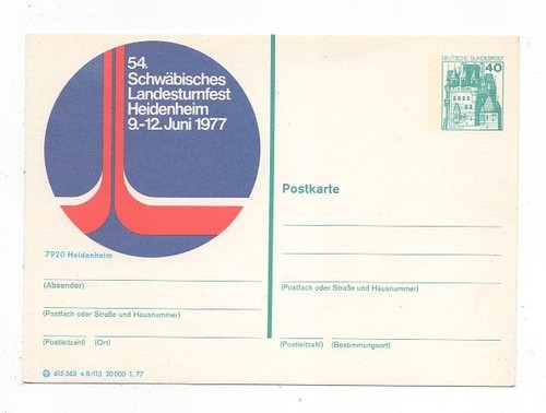 Bund privatganzsache postkarte - bund,