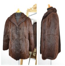 A1861 NUTRIA JACKE ECHT PELZ