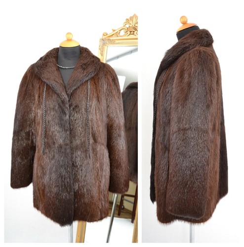 A1861 nutria jacke echt - echt, pelz