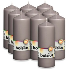 10 Stk Bolsius Stumpenkerzen