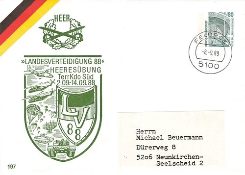 155444 feldpost bundeswehr - feldpost,