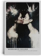 kunstvolle Spiegelung zweier