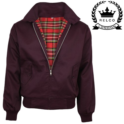 Relco burgundy harrington - relco,