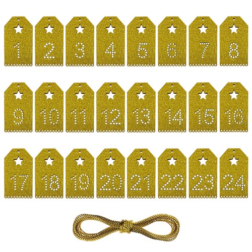 Holz anhänger adventskalender - anhänger,