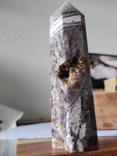 Chevron amethyst druse - amethyst,