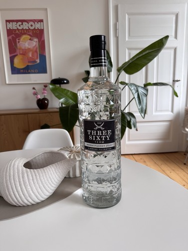 Three sixty vodka - three,
