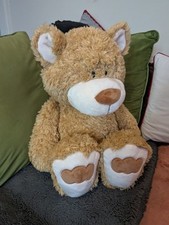 Nici Large 26 Zoll beige golden klassisches weiches Plüschtier Sammlerstück SELTEN NEU MIT ETIKETT