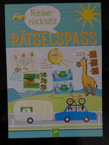 Reise rücksitz rätselbuch - rücksitz,