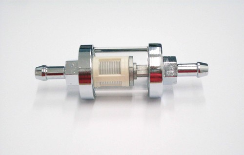 Metall benzinfilter chrom - metall,