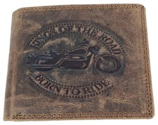 Echt Leder Geldbeutel Motorrad