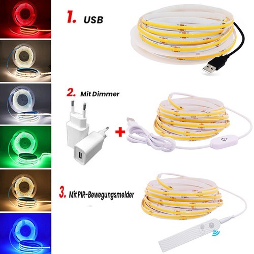 Usb cob led streifen - led,
