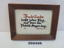 Spruchbild in Bilderrahmen