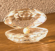 Swarovski Figur "Muschel mit Perle"; 014389; gebraucht