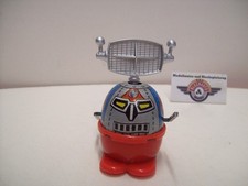 Toy Hero "Robot-7", Federwerk, 70er Jahre, Rot/Silber, H= 8,5 cm, Made in Japan