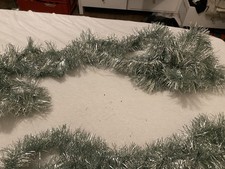 Deko,Weihnachtsschmuck, Girlande,Silber,2stk.retro,Vintage,Original