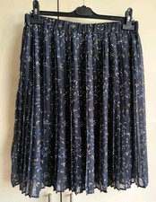 Vintage blauer Plisseerock von