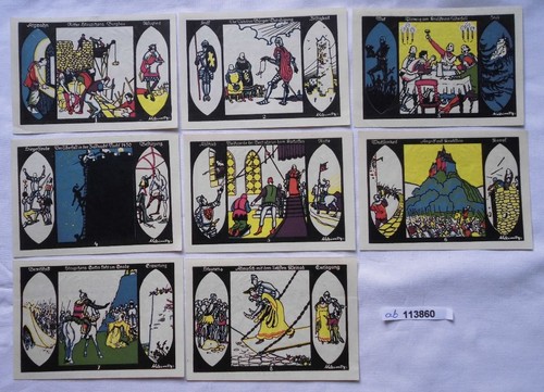 Banknoten notgeld stadt - 8,